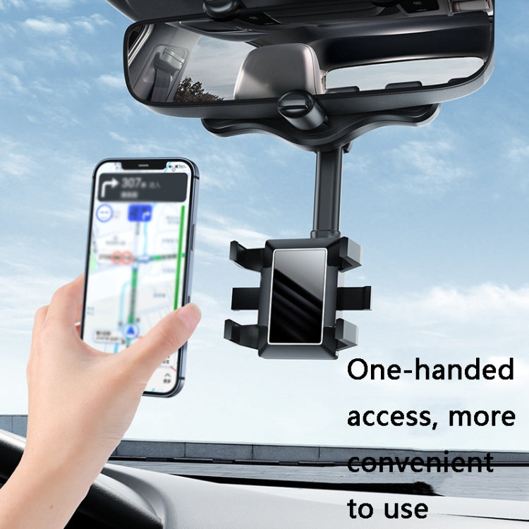 ZJ099 ที่วางโทรศัพท์กระจกมองหลังรถยนต์หมุนได้ 360 องศา, ZJ099
