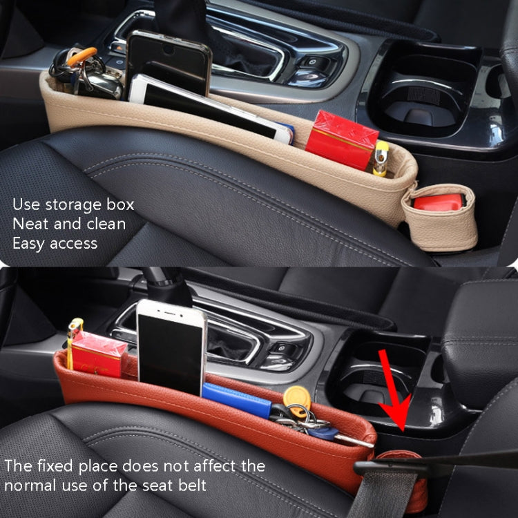 กล่องเก็บของแบบหนีบเบาะรถยนต์, Seat Clamp Black, Black Red Side, Seat Clamp Brown, Seat Clamp Beige