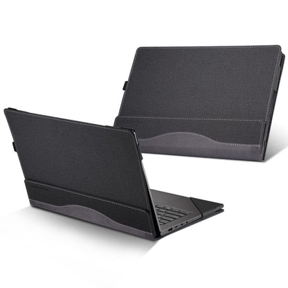 เคสป้องกันแล็ปท็อปหนัง PU สำหรับ HP Envy X360 15-BP / CN / DR / DS, สีน้ำเงิน, สีดำ, สีไวน์แดง