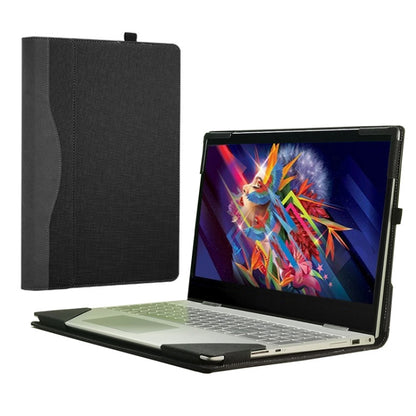 เคสป้องกันแล็ปท็อปหนัง PU สำหรับ HP Envy X360 15-BP / CN / DR / DS, สีน้ำเงิน, สีดำ, สีไวน์แดง