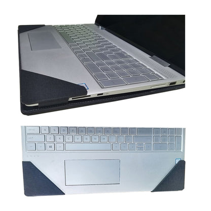 เคสป้องกันแล็ปท็อปหนัง PU สำหรับ HP Envy X360 15-BP / CN / DR / DS, สีน้ำเงิน, สีดำ, สีไวน์แดง