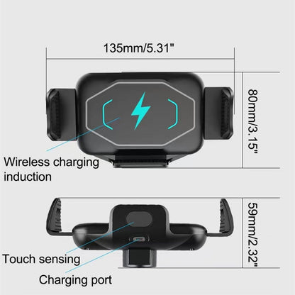 S15 15W QI Magnetic Car ที่ชาร์จไร้สายสำหรับโทรศัพท์หน้าจอพับ, S15