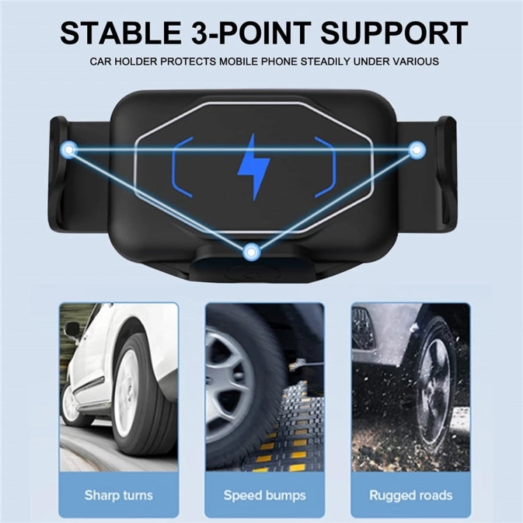 S15 15W QI Magnetic Car ที่ชาร์จไร้สายสำหรับโทรศัพท์หน้าจอพับ, S15