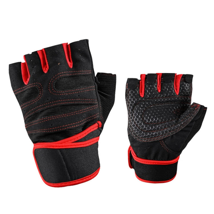 ST-2120 อุปกรณ์ออกกำลังกายยิมถุงมือกันลื่น, S, M, L, XL