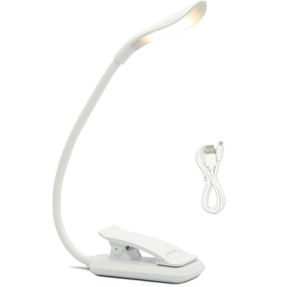 8027D-2 7 ลูกปัดป้องกันดวงตา LED อ่านหนังสือพับคลิปแสง, สีขาว, สีดำ