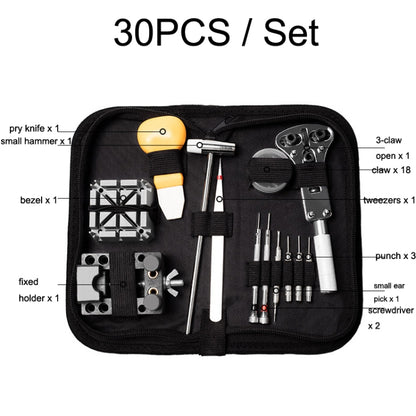 ชุดเครื่องมือซ่อมและถอดชิ้นส่วนนาฬิกา, 30 PCS / Set, 31 PCS / Set, 39 PCS / Set, 148 PCS / Set, 404 PCS / Set, 406 PCS / Set