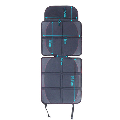 แผ่นกันลื่นเบาะนั่งนิรภัยสำหรับเด็กในรถยนต์, Black, Anti Scratch Mat 2