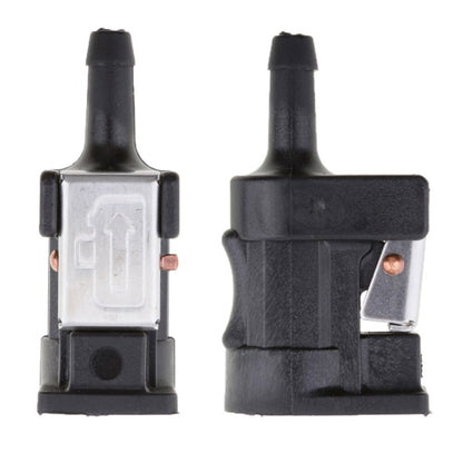 2 PCS Yacht Fuel Connector สำหรับ Yamaha Outboard Motor, Machine End Female Connector, Tank End Female Connector