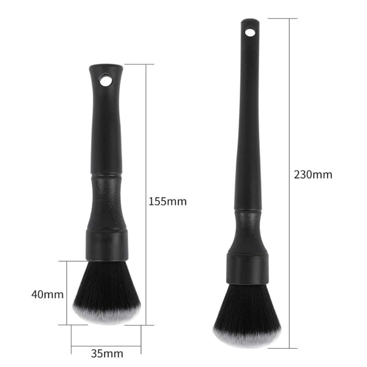 แปรงล้างแอร์รถยนต์ แปรงทำความสะอาดภายในรถยนต์ แปรงขนนุ่ม, Small+Large Black, Small+Large Blue, Small+Large Red