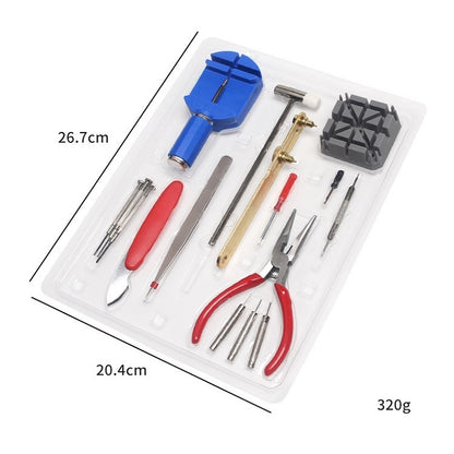 SC8001 ชุดเครื่องมือถอดและซ่อมนาฬิกา 16 in 1, Simple Packaging
