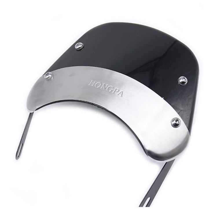 HONGPA DY-002 5-7 นิ้ว Retro Motorcycle Modified PC Windshield