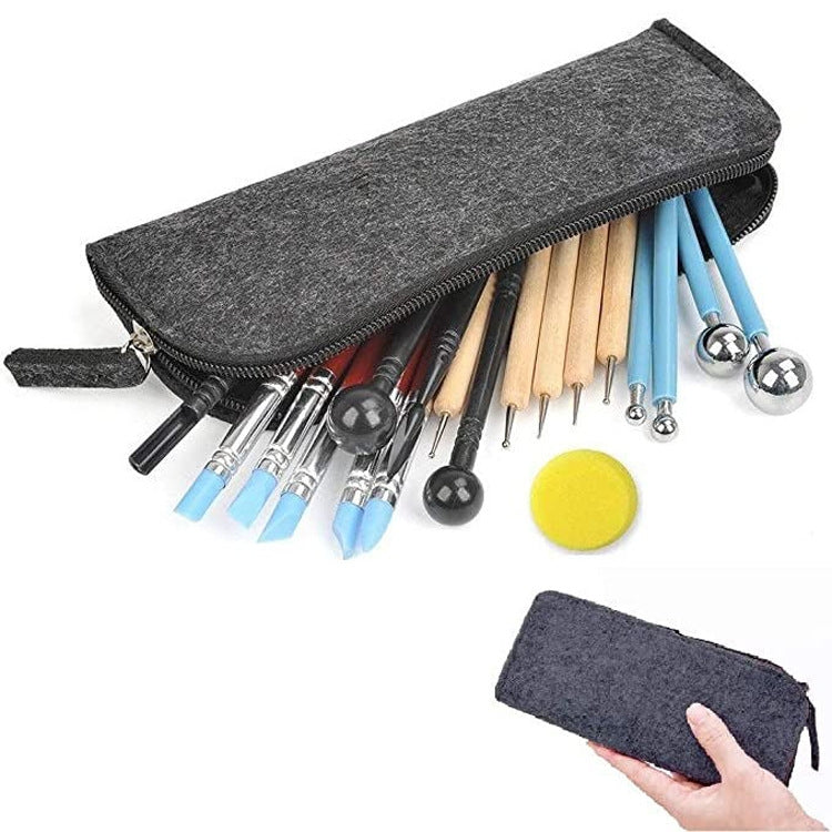 25-In-1 Soft Pottery Clay Sculpture Production Combination Art Supplies Set, 25-In-1 Sculpture Supplies