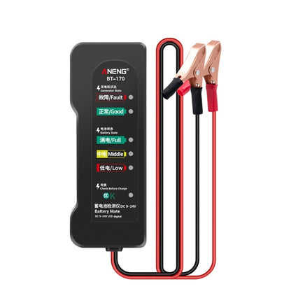 ANENG BT-170 เครื่องทดสอบแบตเตอรี่รถยนต์ไฟฟ้า 12V, BT-170