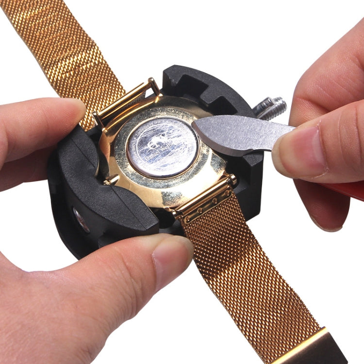 10 PCS Watch ฝาครอบด้านหลังเปิดมีดเปิดนาฬิกาสไตล์:, Yellow Narrow Mouth, Yellow Wide Mouth, Orange Flat-blade Mouth, Brown Narrow Mouth, Brown Flat-blade Mouth
