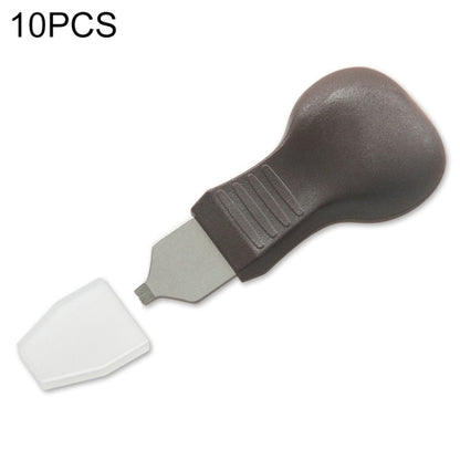 10 PCS Watch ฝาครอบด้านหลังเปิดมีดเปิดนาฬิกาสไตล์:, Yellow Narrow Mouth, Yellow Wide Mouth, Orange Flat-blade Mouth, Brown Narrow Mouth, Brown Flat-blade Mouth
