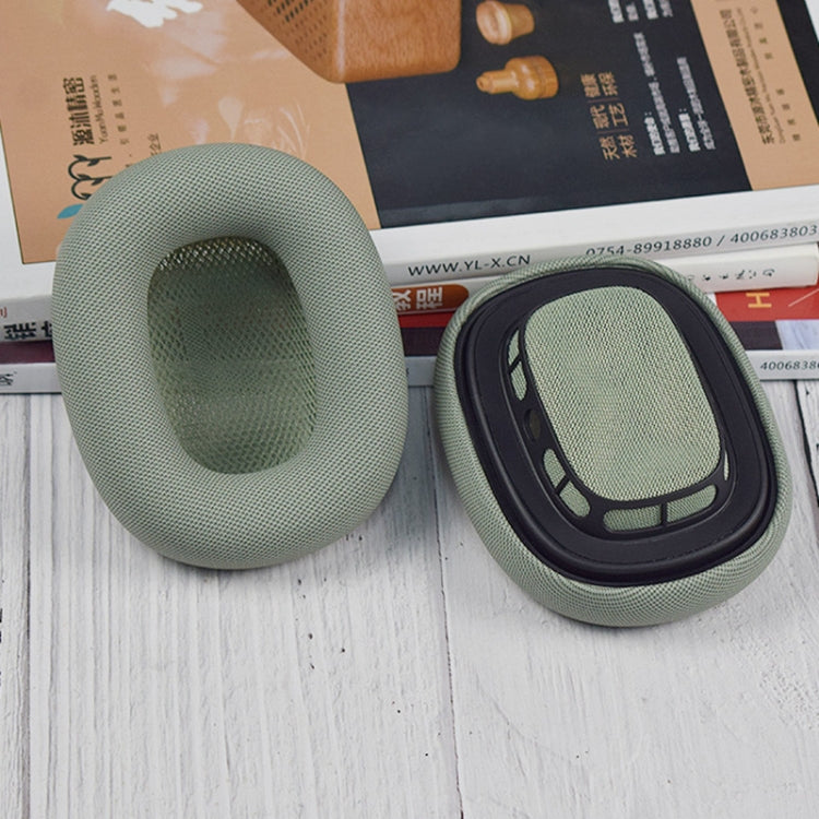2 PCS Foam Earpads ที่ปิดหูกันหนาวสำหรับ AirPods Max, Protein Skin Light Gray, Protein Skin Blue, Protein Skin Pink, Protein Skin Green, Mesh Deep Gray, Mesh Light Gray, Mesh  Pink