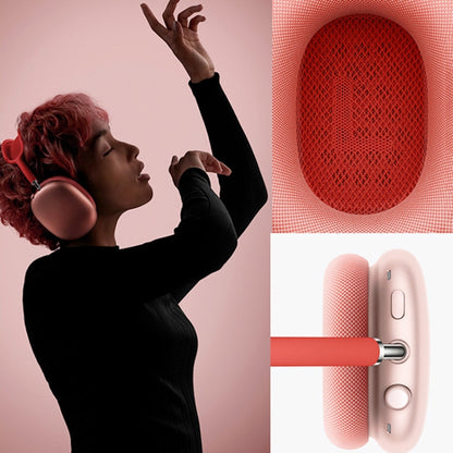 2 PCS Foam Earpads ที่ปิดหูกันหนาวสำหรับ AirPods Max, Protein Skin Light Gray, Protein Skin Blue, Protein Skin Pink, Protein Skin Green, Mesh Deep Gray, Mesh Light Gray, Mesh  Pink