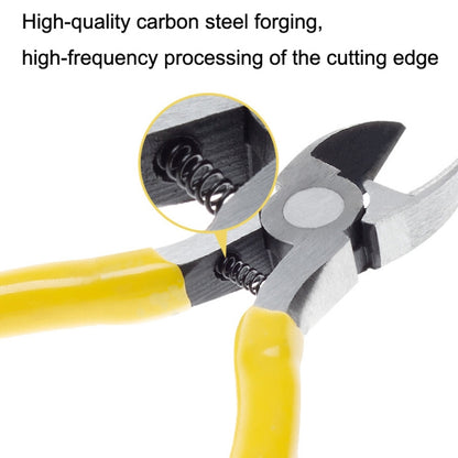 4 PCS XBQ1001 คีมอเนกประสงค์สไตล์:, 5 Inch Sharp Mouth, Needle Mouth, Steel Wire, Arc Mouth, Top, Tangent, Cast Iron Sharp Mouth