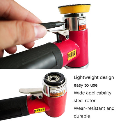 เครื่องขัดลม เครื่องขัดกระดาษทราย เครื่องขัดสีรถ, Red With 2 inch 3 inch Pallet, Black With 2 inch 3 inch Pallet