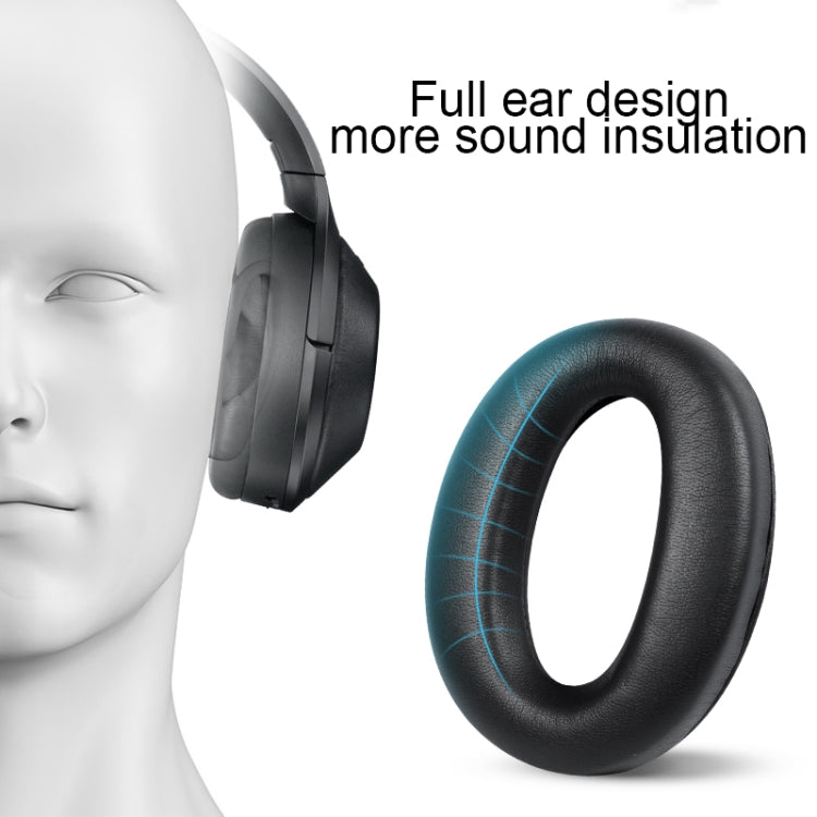 แผ่นรองหูฟังหนัง PU 1 คู่สำหรับ Sony WH-1000XM4, WH-1000XM4(Black+Buckle), WH-1000XM4(Blue+Buckle)