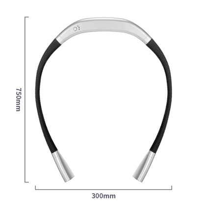 ไฟ LED ห้อยคอ Universal Hose Eye Protection ไฟอ่านหนังสือ, Space Silver, Elegant Black