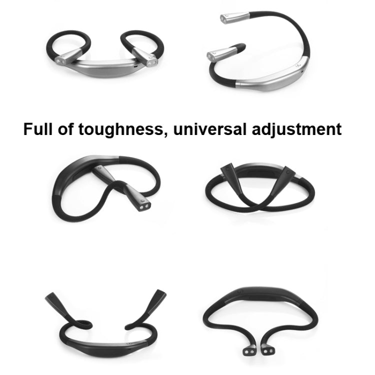 ไฟ LED ห้อยคอ Universal Hose Eye Protection ไฟอ่านหนังสือ, Space Silver, Elegant Black
