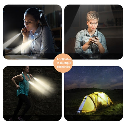 ไฟ LED ห้อยคอ Universal Hose Eye Protection ไฟอ่านหนังสือ, Space Silver, Elegant Black