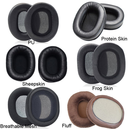 ที่ปิดหูหูฟัง 1 คู่สำหรับ Audio-Technica ATH-M50X/M30X/M40X/M20X, Spec:, Black-Fluff, Brown-Fluff, Black-Protein Skin, Brown-Protein Skin, Black-Mesh, Black-Ice Gel, Brown-Thick Sheepskin