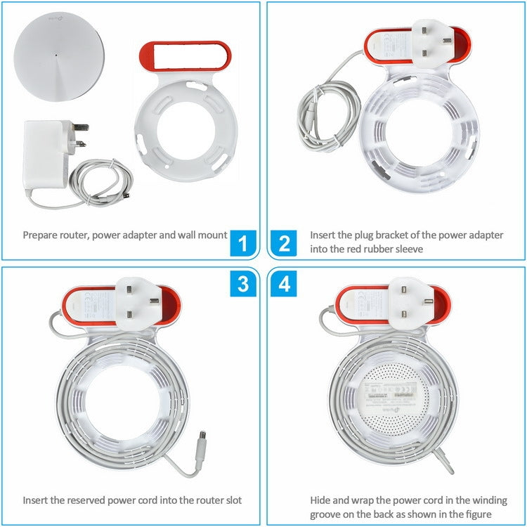 ขาแขวนเราเตอร์สำหรับ TP-LINK DECO M5, For UK Plug, For US Plug