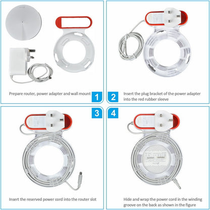 ขาแขวนเราเตอร์สำหรับ TP-LINK DECO M5, For UK Plug, For US Plug