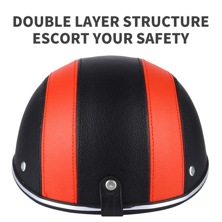 BSDDP A0322 Summer Half Helmet หมวกนิรภัยน้ำหนักเบา, BSDDP A0322 (Black), BSDDP A0322 (Blue), BSDDP A0322 (Red), BSDDP A0322 (Orange)