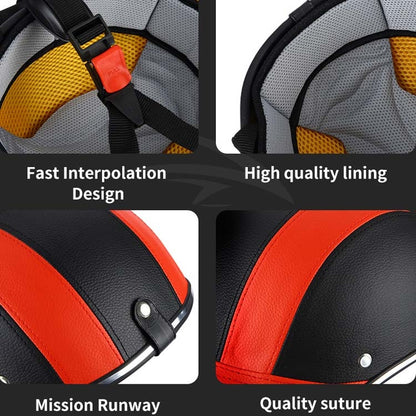 BSDDP A0322 Summer Half Helmet หมวกนิรภัยน้ำหนักเบา, BSDDP A0322 (Black), BSDDP A0322 (Blue), BSDDP A0322 (Red), BSDDP A0322 (Orange)