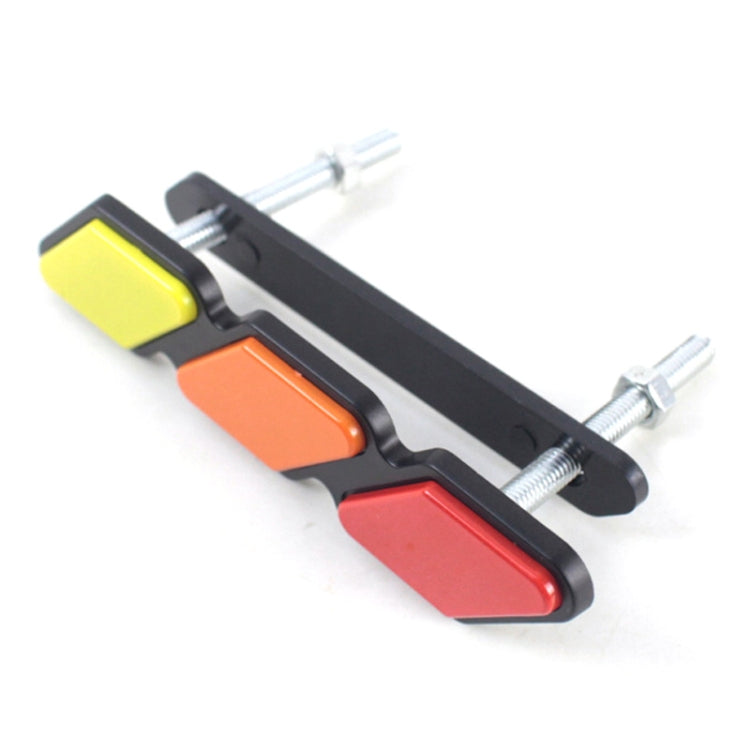 2 PCS Universal สติกเกอร์รถสามสี