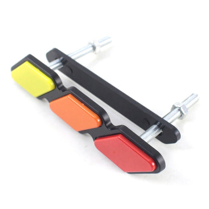 2 PCS Universal สติกเกอร์รถสามสี