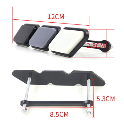 2 PCS Universal สติกเกอร์รถสามสี