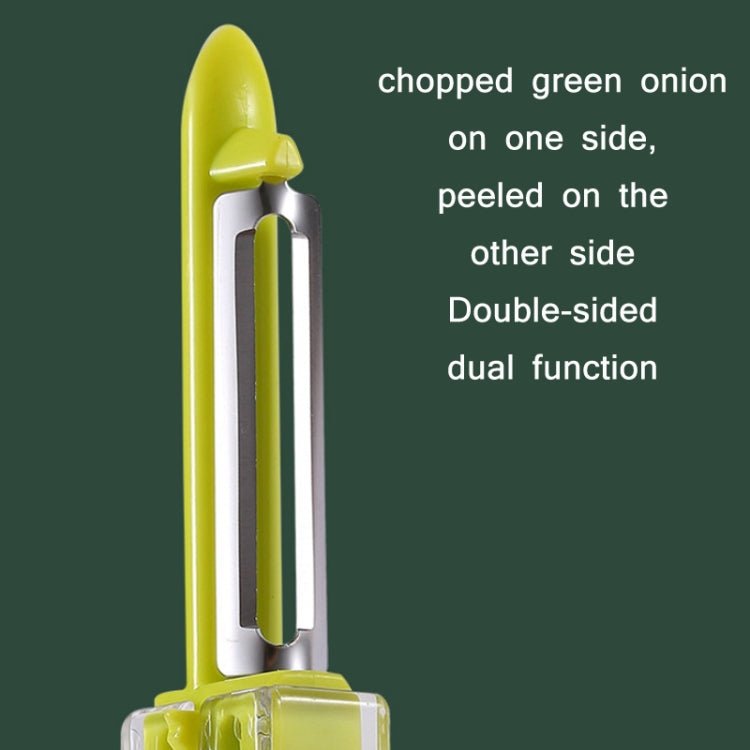 5 PCS Home Kitchen เครื่องปอกหัวหอมสีเขียวอเนกประสงค์, สีเขียว, สีเหลือง, สีส้ม