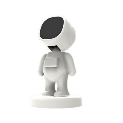 TOPFREE Astronaut Car Bracket Magnetic Adhesive Paste ตัวยึดโทรศัพท์ในรถยนต์, สีขาว, สีดำ