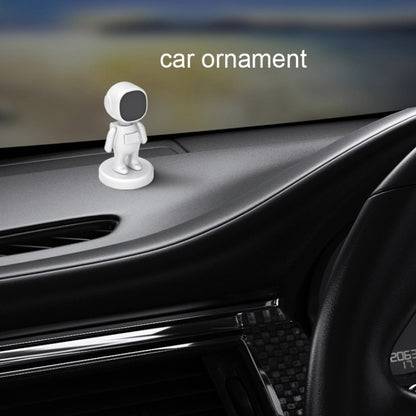 TOPFREE Astronaut Car Bracket Magnetic Adhesive Paste ตัวยึดโทรศัพท์ในรถยนต์, สีขาว, สีดำ