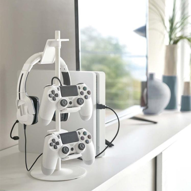 ชั้นเก็บ Gamepad ชั้นเก็บหูฟังเดสก์ท็อป, 3 Floors White, 3 Floors Black, 4 Floors White, 4 Floors Black