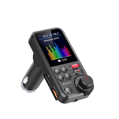BT93 เครื่องเล่นบลูทูธ MP3 ในรถยนต์ หน้าจอสี, BT93