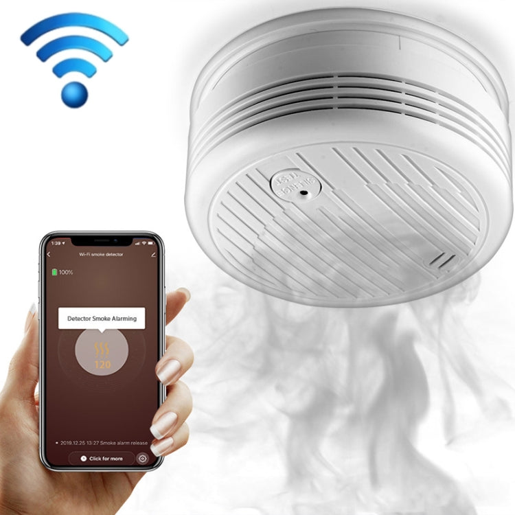 TY-SMK-07 เครื่องตรวจจับควัน WiFi ในบ้านอัจฉริยะ