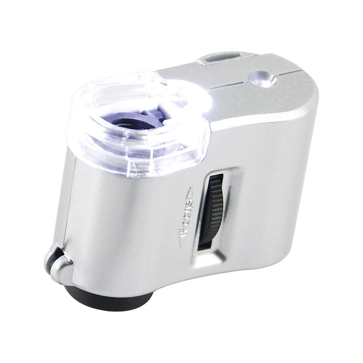 9595 60X LED Light UV Light กล้องจุลทรรศน์ขนาดเล็ก, 9595