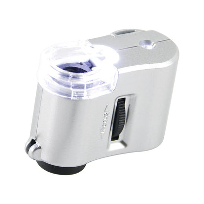 9595 60X LED Light UV Light กล้องจุลทรรศน์ขนาดเล็ก, 9595