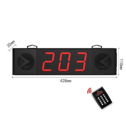 JT-203Q เครื่องรับอาหารแบบไร้สาย ร้านอาหาร เครื่องเรียกเสียงดัง ปลั๊ก US