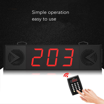 JT-203Q เครื่องรับอาหารแบบไร้สาย ร้านอาหาร เครื่องเรียกเสียงดัง ปลั๊ก US