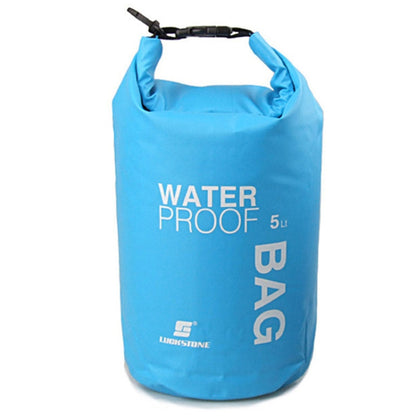 LUCKSTONE 5L ถุงกันน้ำสำหรับว่ายน้ำกลางแจ้งป้องกันรอยขีดข่วน, 5L