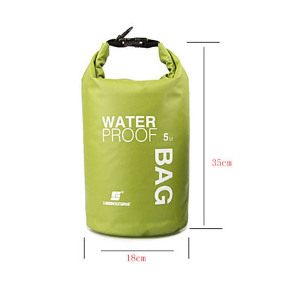 LUCKSTONE 5L ถุงกันน้ำสำหรับว่ายน้ำกลางแจ้งป้องกันรอยขีดข่วน, 5L