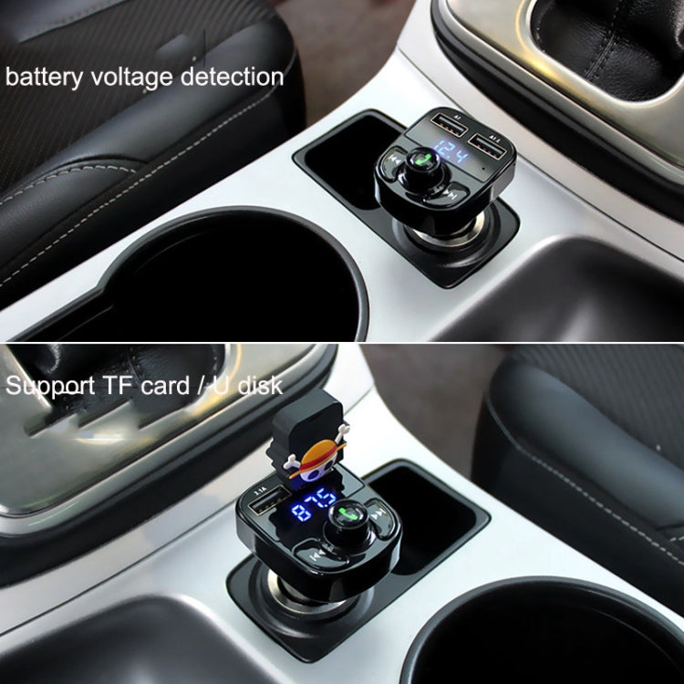 HY82 Car MP3 Bluetooth Receiver เครื่องชาร์จในรถยนต์แบบ Dual USB, HY82 Fast Charge Version