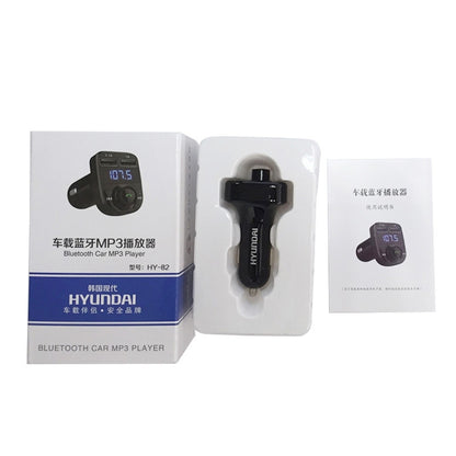HY82 Car MP3 Bluetooth Receiver เครื่องชาร์จในรถยนต์แบบ Dual USB, HY82 Fast Charge Version