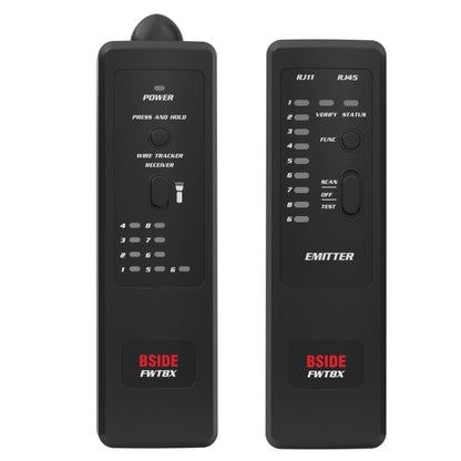 BSIDE FWT8X เครือข่ายสองโหมดสายติดตามสายเคเบิลหมึก RJ45 RJ11 ตัวติดตามอีเธอร์เน็ต LAN ที่แม่นยำ, FWT8X